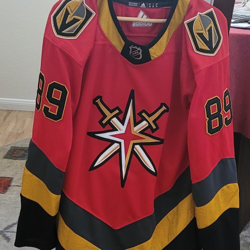 Golden Knights Alex Tuch red retro jersey